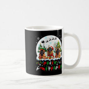 Frohe Weihnachts Asl Gebärdensprache Drei Santa Le Kaffeetasse