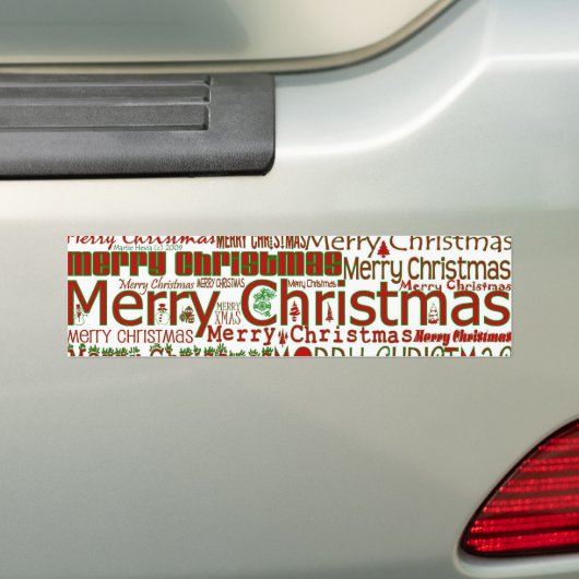 Frohe Weihnachts-Autoaufkleber Autoaufkleber (Auf Auto)