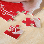 Frohe Weihnachts Baby Foto Niedlich Personalisiert Puzzle (Seite)