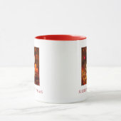 Frohe Weihnachts Baby Foto Weihnachtsmannmütze Fes Tasse (Zentrum)