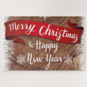 Frohe Weihnachts-Ball-Puzzle Puzzle (Horizontal)