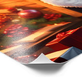 Frohe Weihnachts Barrack Block Poster (Ecke)