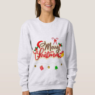 Frohe Weihnachts Basic Sweatshirt in Ash Color