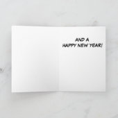 Frohe Weihnachts-Basketball Feiertagskarte (Innenseite)