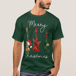 Frohe Weihnachts Bass Gitarre Png T-Shirt