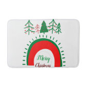 Frohe Weihnachts-Bath-Mats Badematte (Vorderseite)