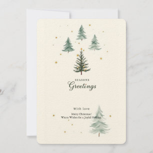 Frohe Weihnachts Bauernhof Winter Holiday Card. Einladung