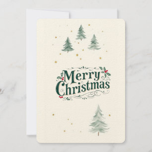 Frohe Weihnachts Bauernhof Winter Holiday Card. Einladung