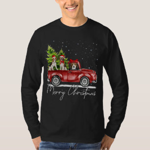 Frohe Weihnachts-Beagle Lover Santa Light Rentier T-Shirt