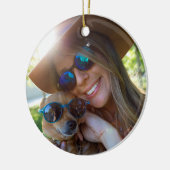 Frohe Weihnachts Beste Tante Tante Tante Definitio Keramik Ornament (Links)