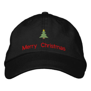 Frohe Weihnachts bestickt Hat Bestickte Baseballkappe