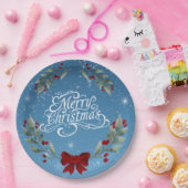 Frohe Weihnachts-Bibelverse Pappteller (Party)
