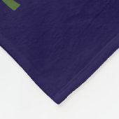 Frohe Weihnachts-Bigfoot Fleecedecke (Ecke)