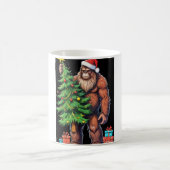 Frohe Weihnachts-Bigfoot Kaffeetasse (Mittel)