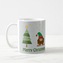 Frohe Weihnachts-Bigfoot Kaffeetasse