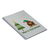 Frohe Weihnachts-Bigfoot Notizblock (Rechte Seite)