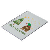 Frohe Weihnachts-Bigfoot Notizblock (Linke Seite)