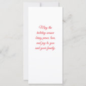 Frohe Weihnachts Black African American Woman Card (Rückseite)