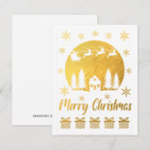 Frohe Weihnachts-Blank-Grußkarte (Vorne/Hinten)