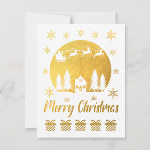 Frohe Weihnachts-Blank-Grußkarte