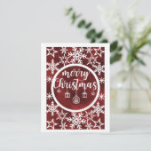 Frohe Weihnachts-Blank-Grußkarte (Stehend Vorderseite)