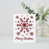 Frohe Weihnachts-Blank-Grußkarte (Stehend Vorderseite)