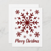 Frohe Weihnachts-Blank-Grußkarte (Vorne/Hinten)