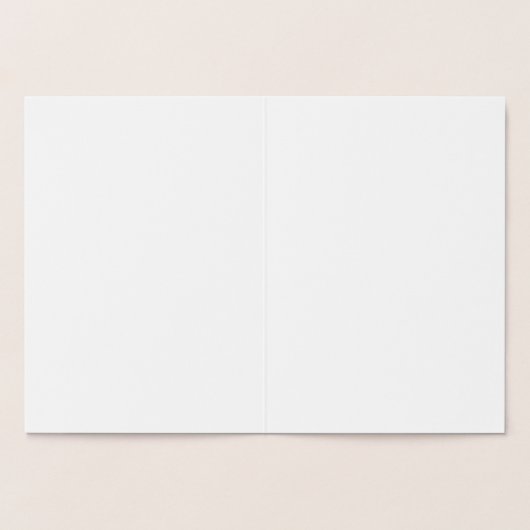 Frohe Weihnachts-Blank-Grußkarte Folienkarte (Innenseite)