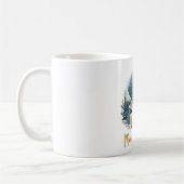Frohe Weihnachts Blue & Gold Tasse (Links)