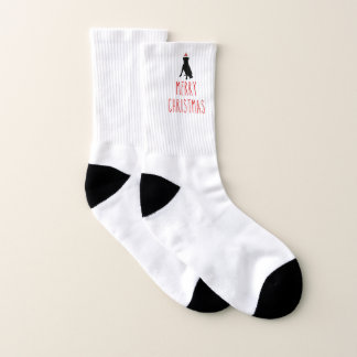 Frohe Weihnachts Boxer Dog Socks Socken