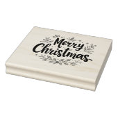 Frohe Weihnachts-Briefmarke Gummistempel (Stempel)