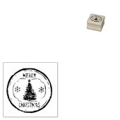 Frohe Weihnachts-Briefmarke Gummistempel (Stempel)