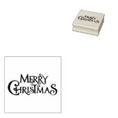 Frohe Weihnachts-Briefmarke Gummistempel (Stempel)