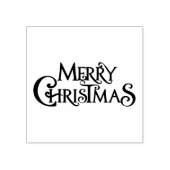 Frohe Weihnachts-Briefmarke Gummistempel (Prägung)