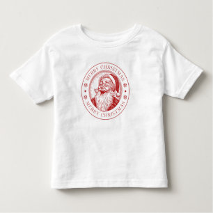 Frohe Weihnachts-Briefmarke Kleinkind T-shirt
