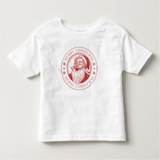 Frohe Weihnachts-Briefmarke Kleinkind T-shirt