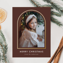 Frohe Weihnachts-Brown-Arch-Foto