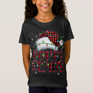 Frohe Weihnachts Buffalo Kariert Red Weihnachtsman T-Shirt