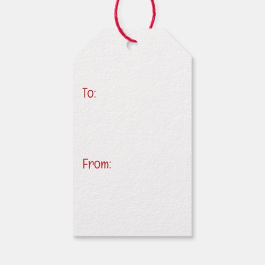 Frohe Weihnachts-Bulldog-Weihnachtsmannmützen Geschenkanhänger (Rückseite)