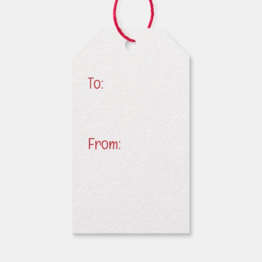 Frohe Weihnachts-Bulldog-Weihnachtsmannmützen Geschenkanhänger (Rückseite)