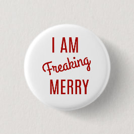 Frohe Weihnachts-Button Button