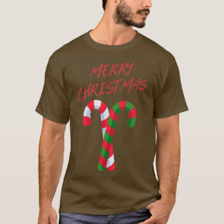 Frohe Weihnachts Candy Cane 751 T-Shirt