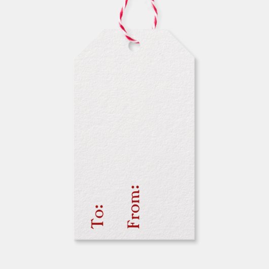 Frohe Weihnachts-Cartoon Pferde Geschenkanhänger (Rückseite)