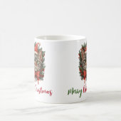Frohe Weihnachts Cat Tasse (Mittel)
