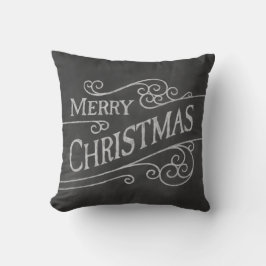 Frohe Weihnachts-Chalkboard Holiday Cushion Kissen