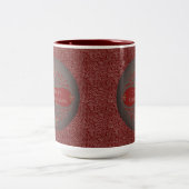 Frohe Weihnachts-Chalkboard Red Coffee Tasse (Mittel)