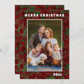 Frohe Weihnachts Chic Festtage Familienfeiertag Fo (Vorne/Hinten)