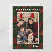 Frohe Weihnachts Chic Festtage Familienfeiertag Fo (Vorderseite)