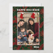 Frohe Weihnachts Chic Festtage Familienfeiertag Fo (Vorderseite)