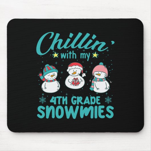 Frohe Weihnachts-Chillin' mit meiner 4. Grade Snow Mousepad (Vorne)